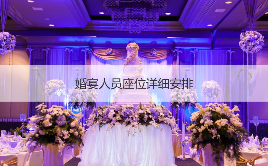 结婚宴会职员座位详细安排