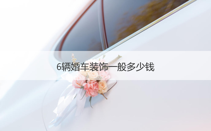6辆婚车布置一般多少钱