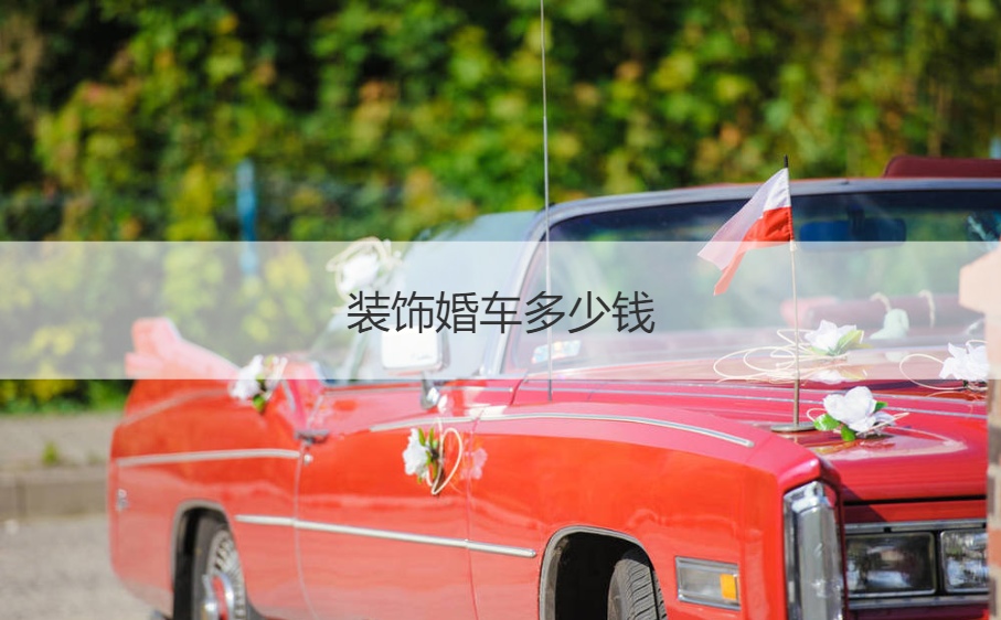 装饰婚车多少钱  装饰婚车要多少钱