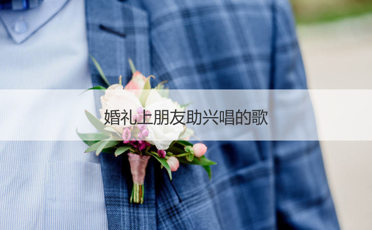 结婚典礼上朋友助兴唱的歌