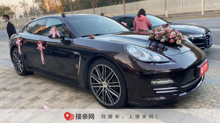 婚绣花车装饰车头花满天星