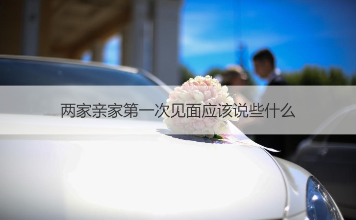 两家亲家首次见面应该说些什么