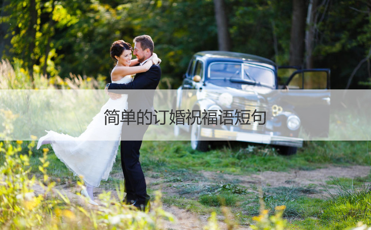 简单的订婚祝福语短句