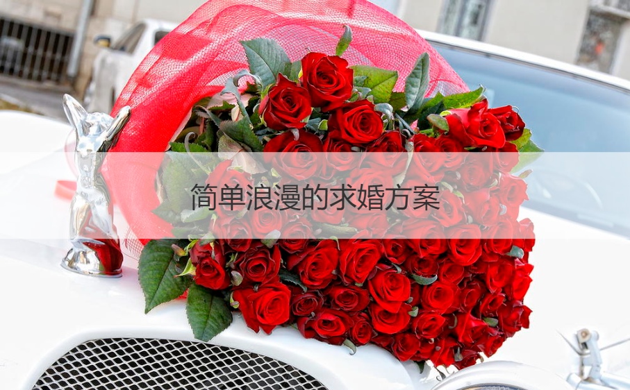 简单浪漫的求婚策略 简单的求婚过程