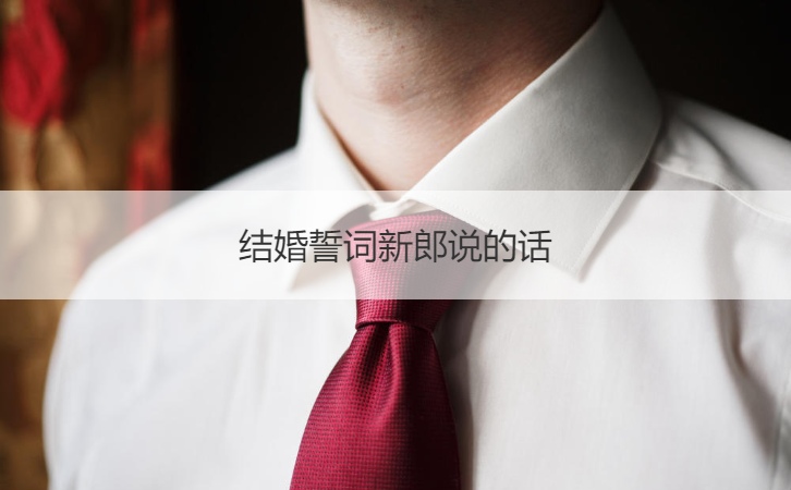 结婚誓言新郎说的话  结婚誓言新郎