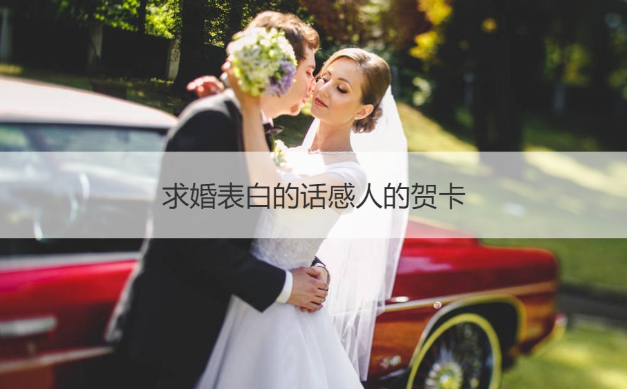 求婚告白的话感人的贺卡