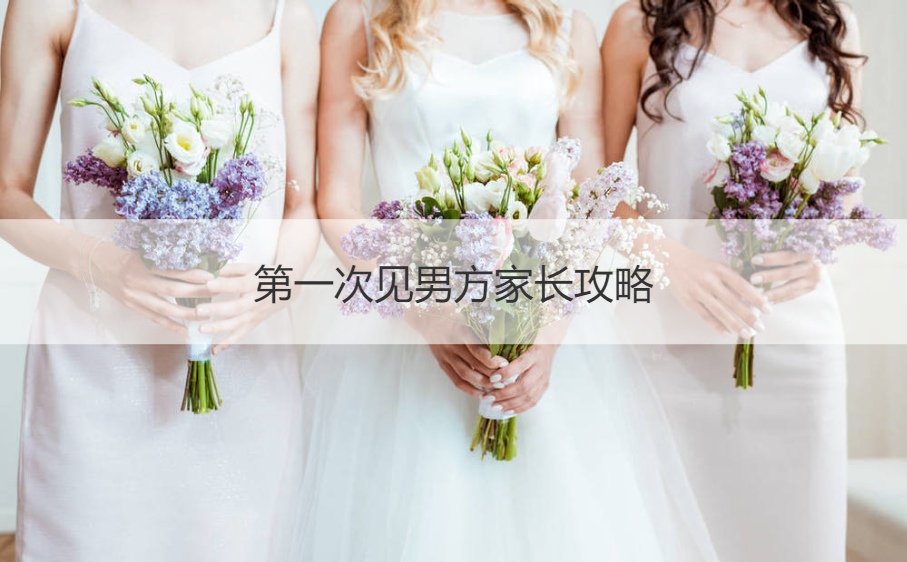 首次见男方父母攻略