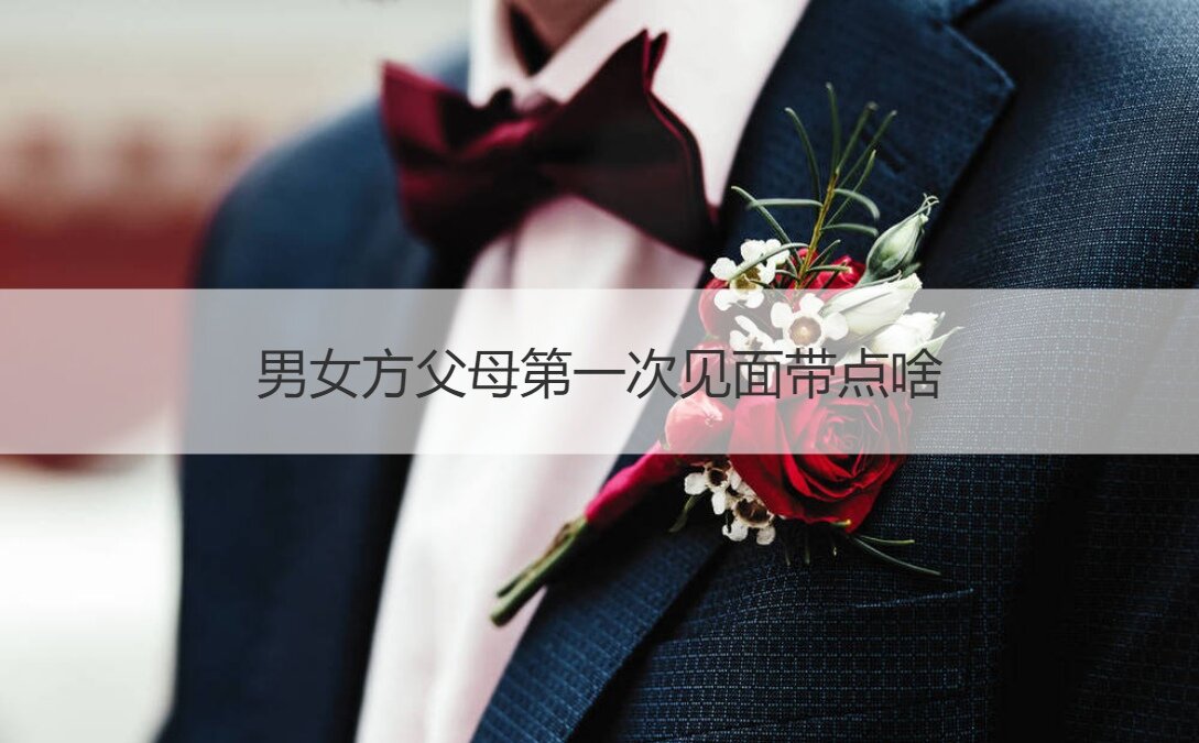 男女方爸爸妈妈首次见面带点什么