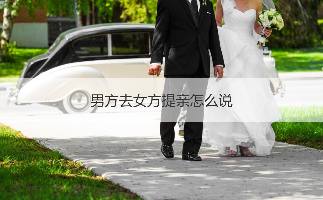 男方去女方提亲如何说