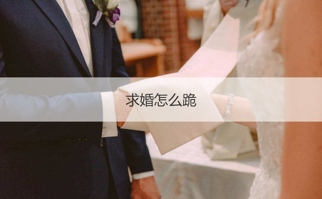 求婚如何跪  求婚单膝下跪正确姿势