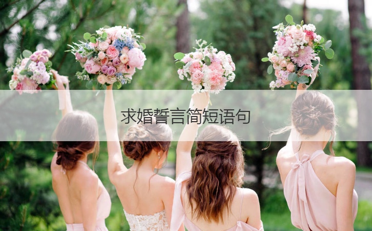 求婚誓词简短语句 经典求婚誓词简短语句大全