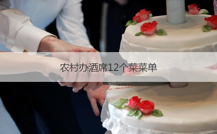 农村办酒席12个菜菜单 农村办酒席菜单大全