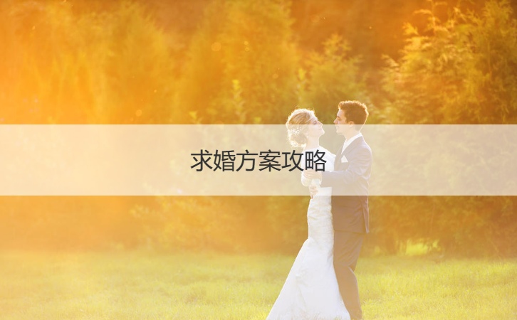 求婚策略攻略  求婚方法有哪些