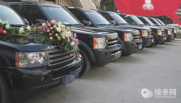套餐路虎揽胜+5辆路虎揽胜婚车