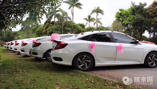 套餐本田思域 9辆本田思域婚车