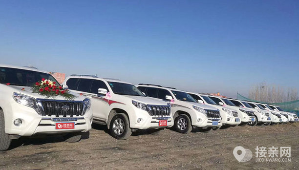 丰田普拉多 10辆丰田普拉多婚车队