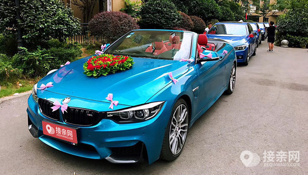 宝马4系敞篷婚车
