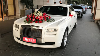 劳斯莱斯古思特婚车 (白色,可做头车)
