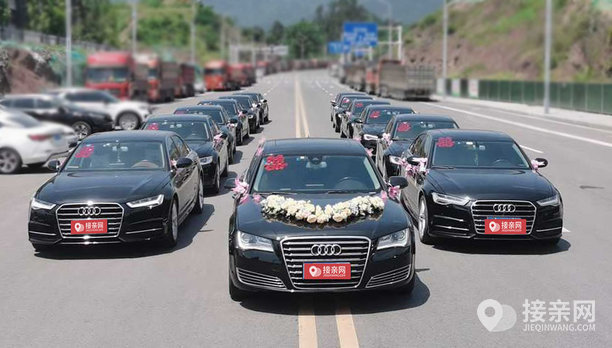 【达州奥迪a6l 奥迪a6l婚庆车队租赁价格3300元】达州婚礼车队一般多