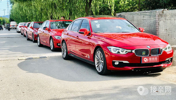 玛莎拉蒂ghibli 5辆宝马3系婚车队