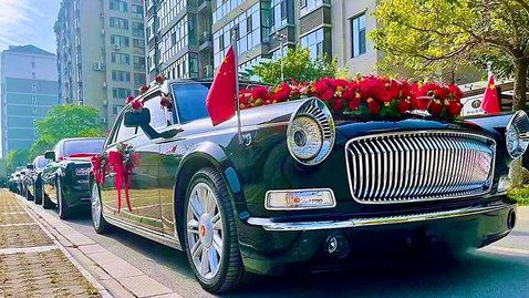 北京红旗l5婚庆车队价目表_租6辆红旗l5婚车多少钱【接亲网】