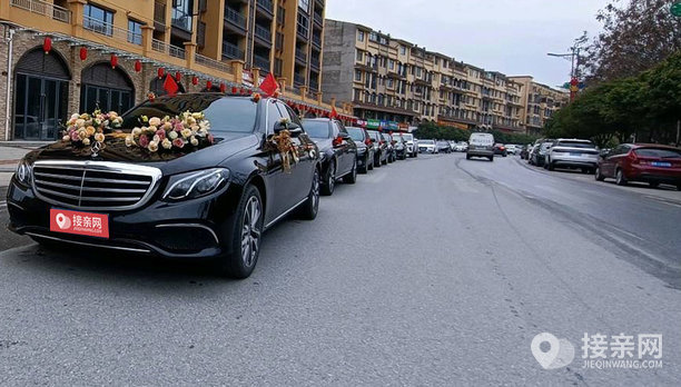 【汉中奔驰e级 奔驰e级婚庆车队租赁价格3600元】汉中婚礼车队一般